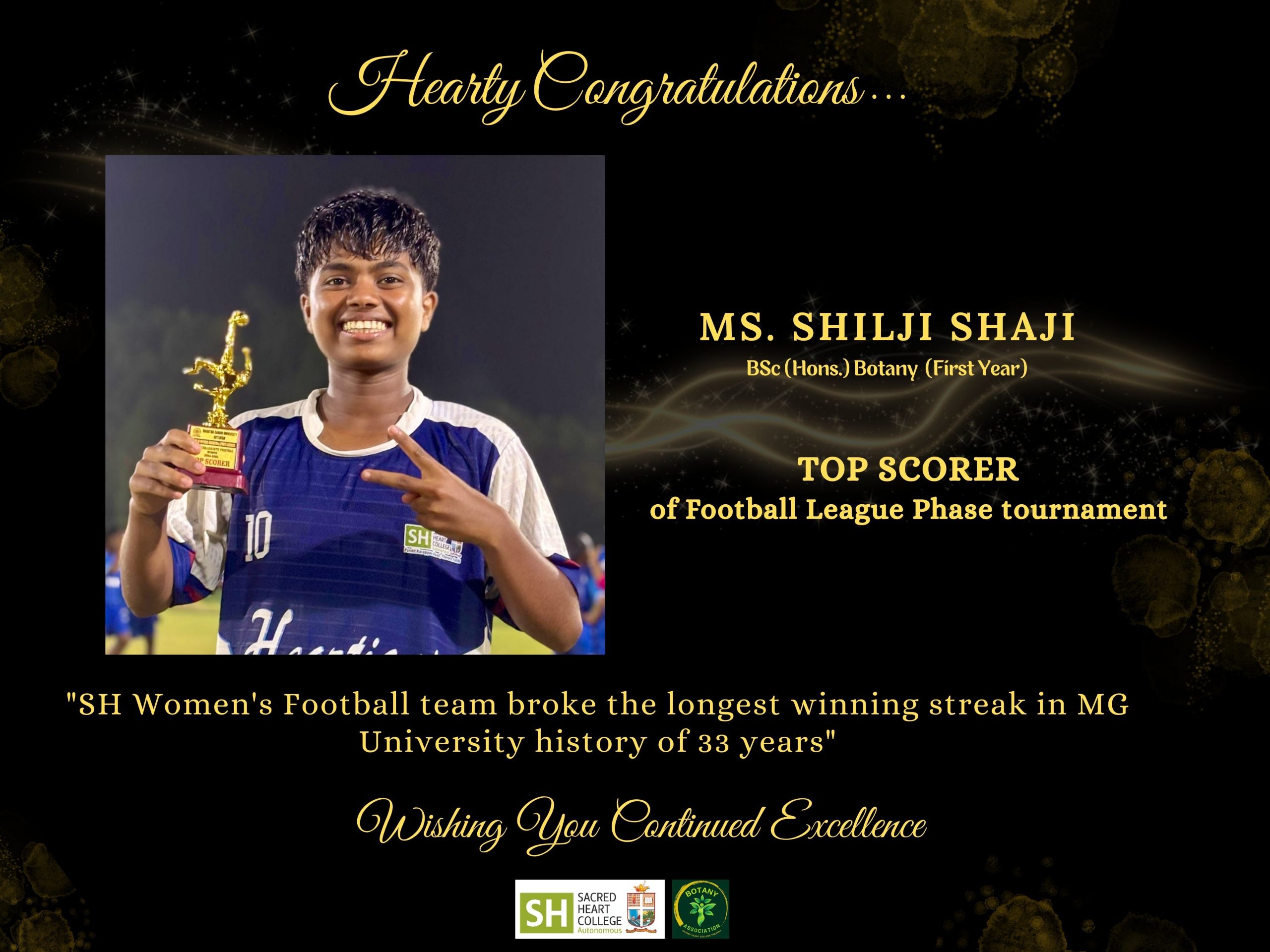 TOP SCORER in Women’s Football League Phase Tournament