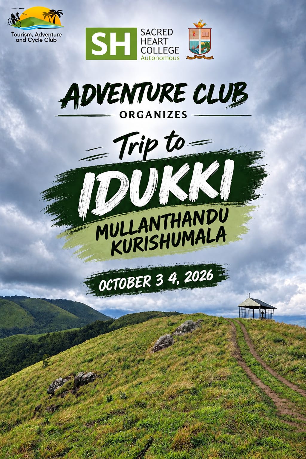 Adventure Club Organises Trip to Idukki Mullanthandu Kurishumala