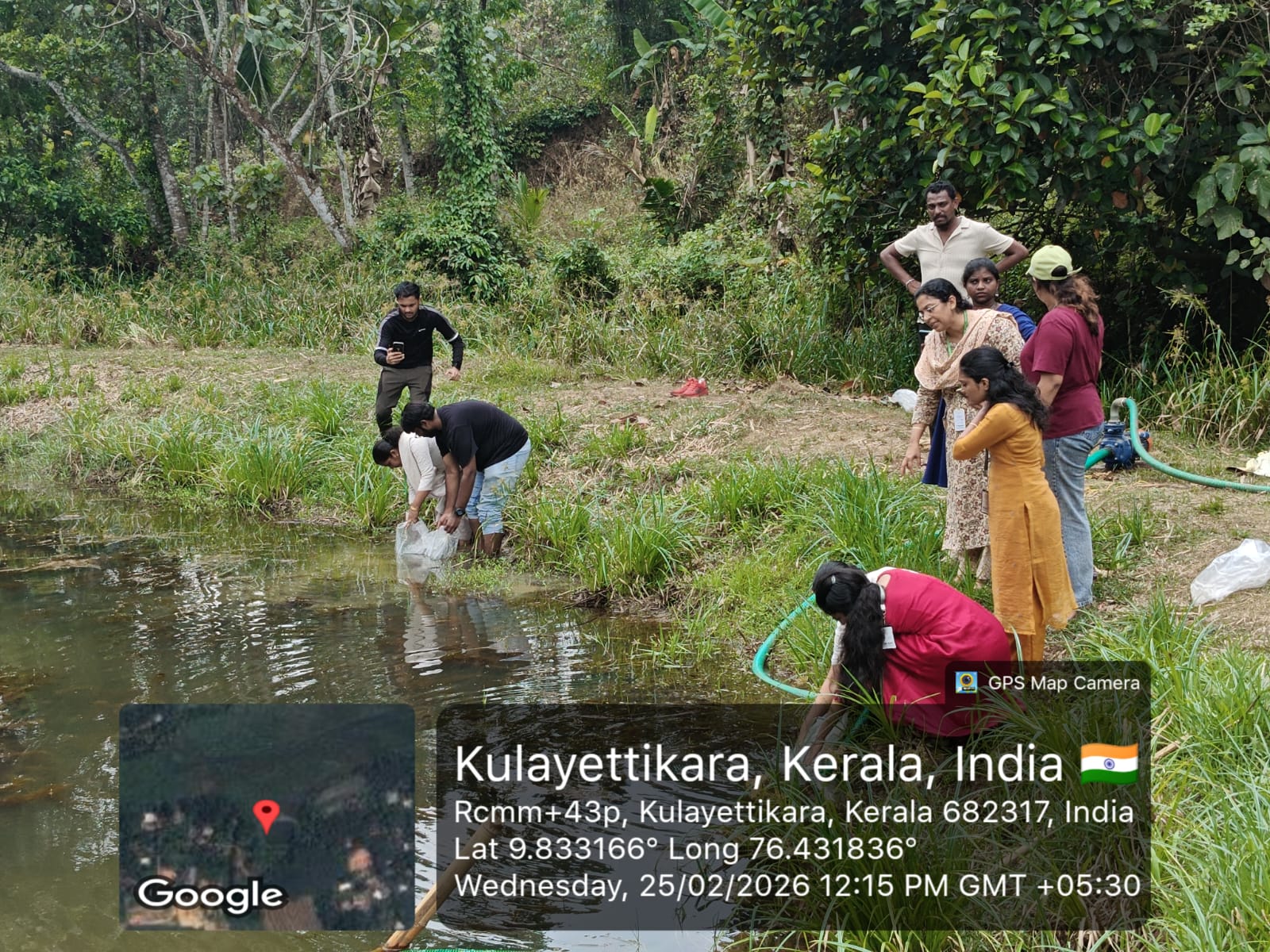 Arayankavu Fish seed Releasing