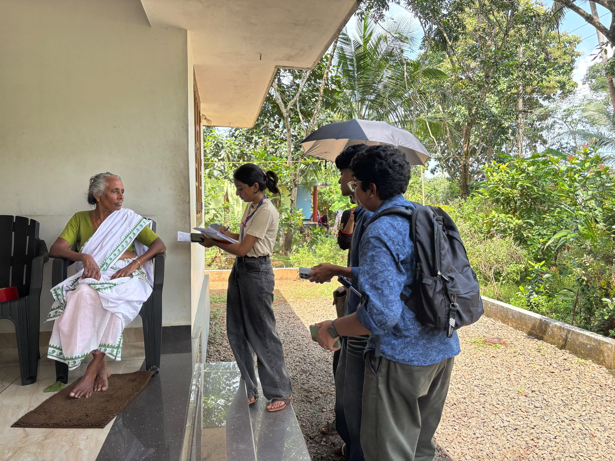 B.Com Students Conduct Community Field Survey at Ambaloor Panchayat