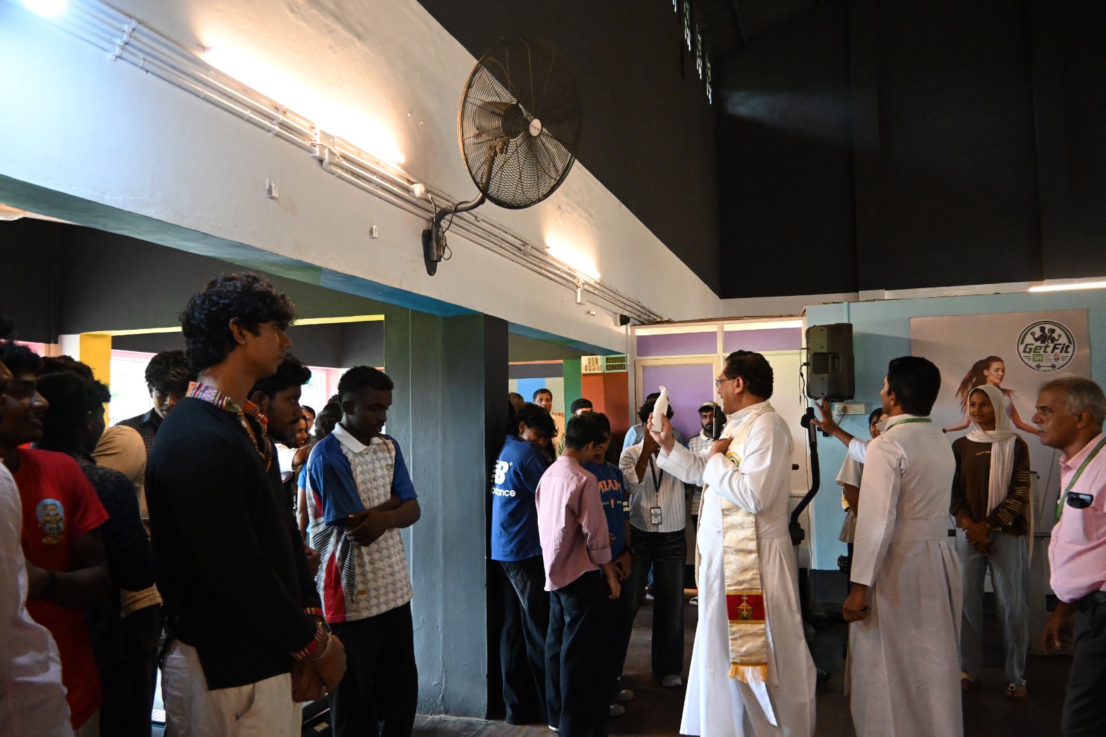 Blessing and Re-dedication of the Wellness Center “Get Fit” at Sacred Heart College (4)