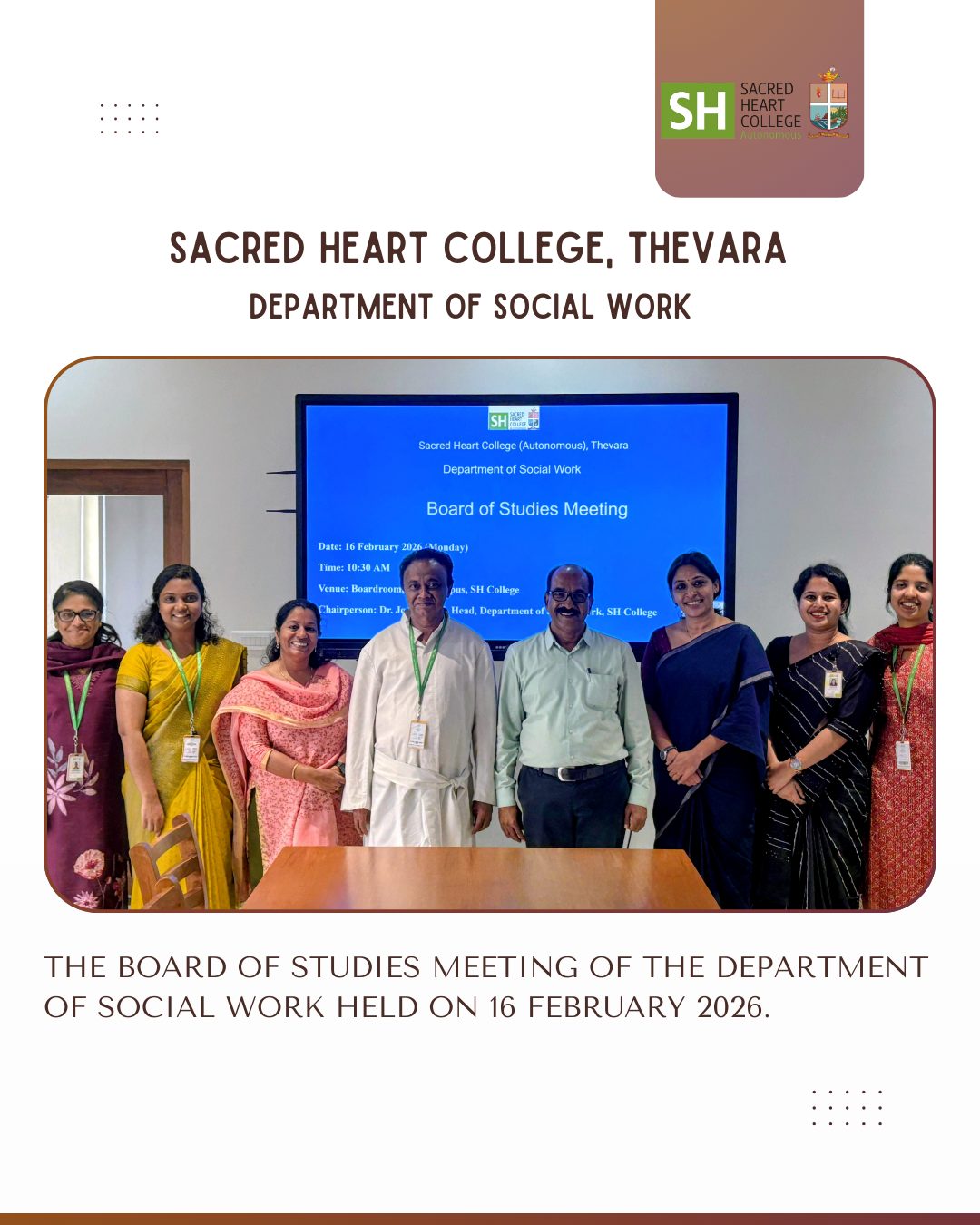 Board of Studies Meeting