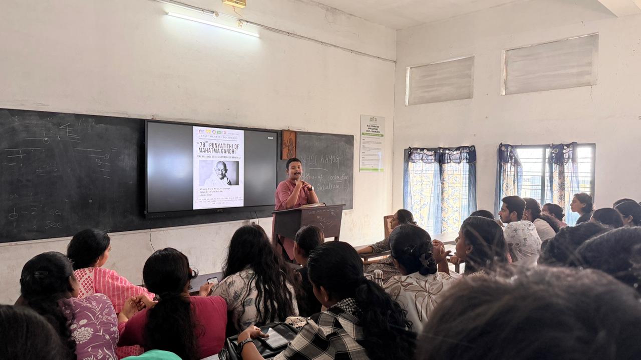 Commemorating the 78th Punyatithi of Mahatma Gandhi: Ahimsa, Cleanliness & Social Responsibility