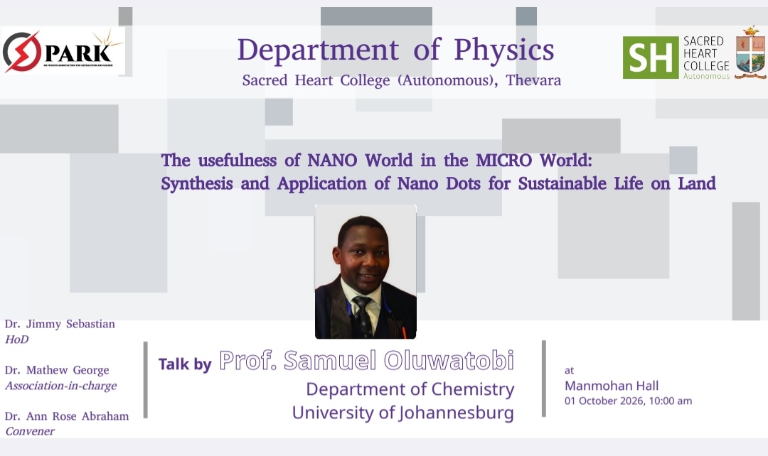 Department of Physics Hosts Lecture on “The Usefulness of NANO World in the MICRO World” (1)