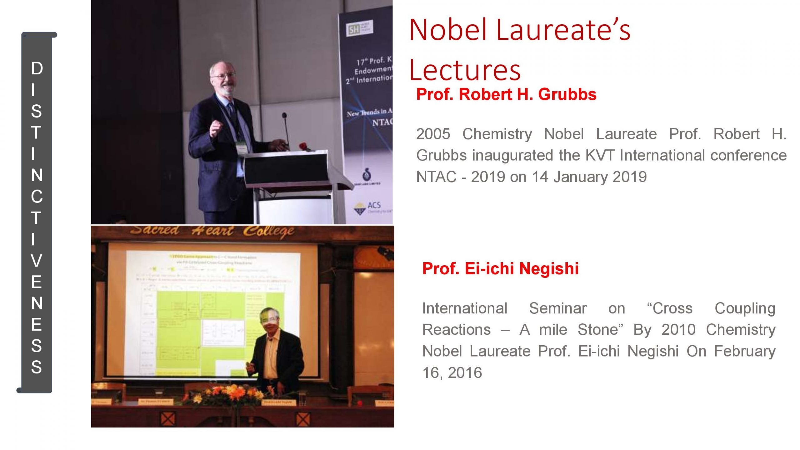 Nobel Laureate’s Lectures
