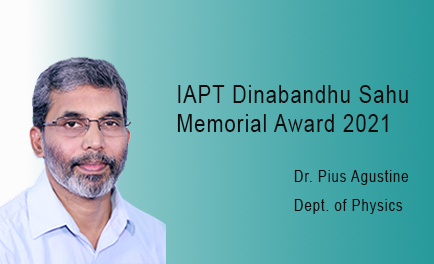 IAPT Dinabandhu Sahu Memorial Award – 2021