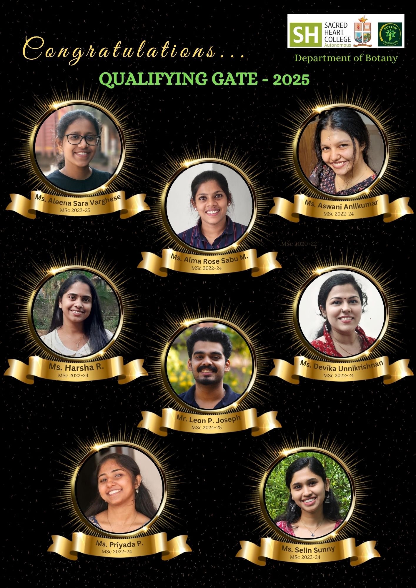 Congratulations for qualifying GATE (2025)