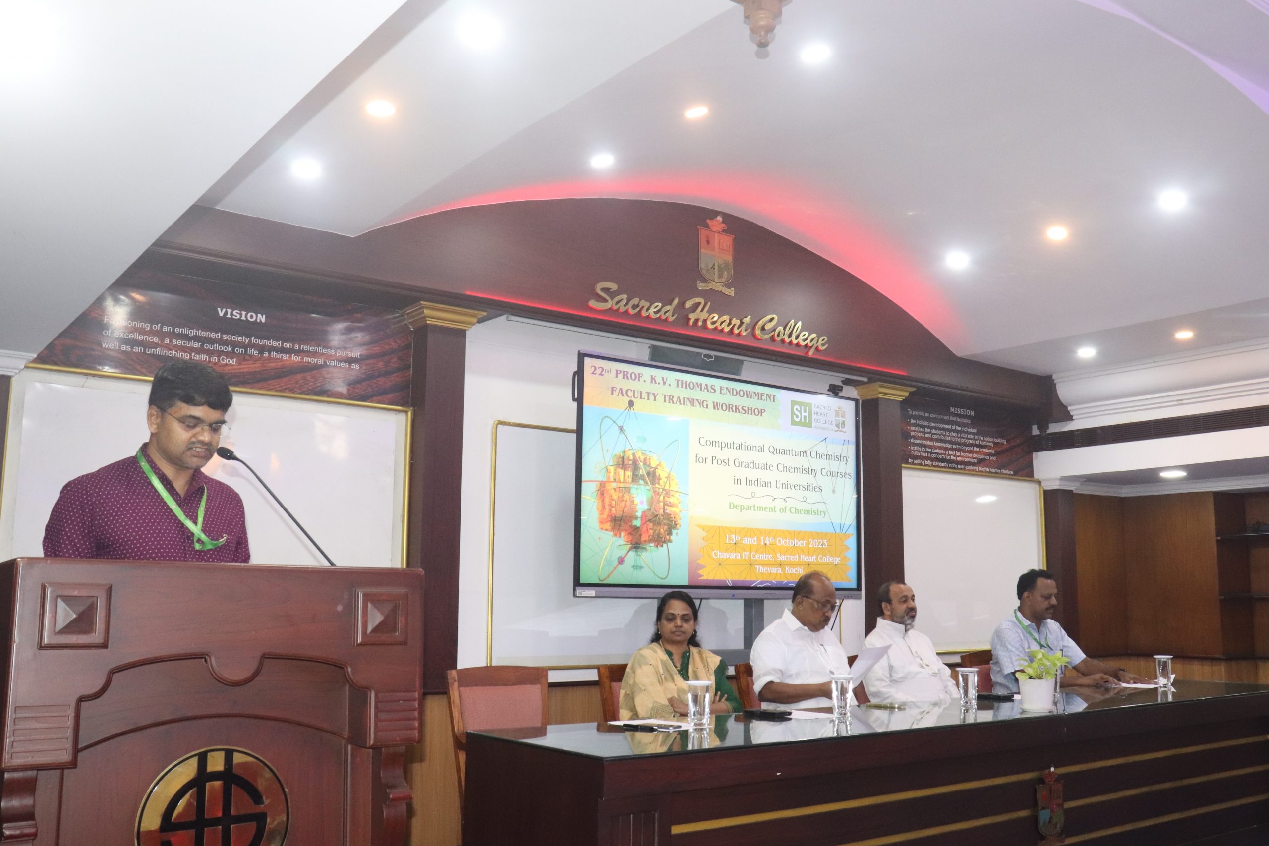 22nd PROF. K.V. THOMAS ENDOWMENT WORKSHOP