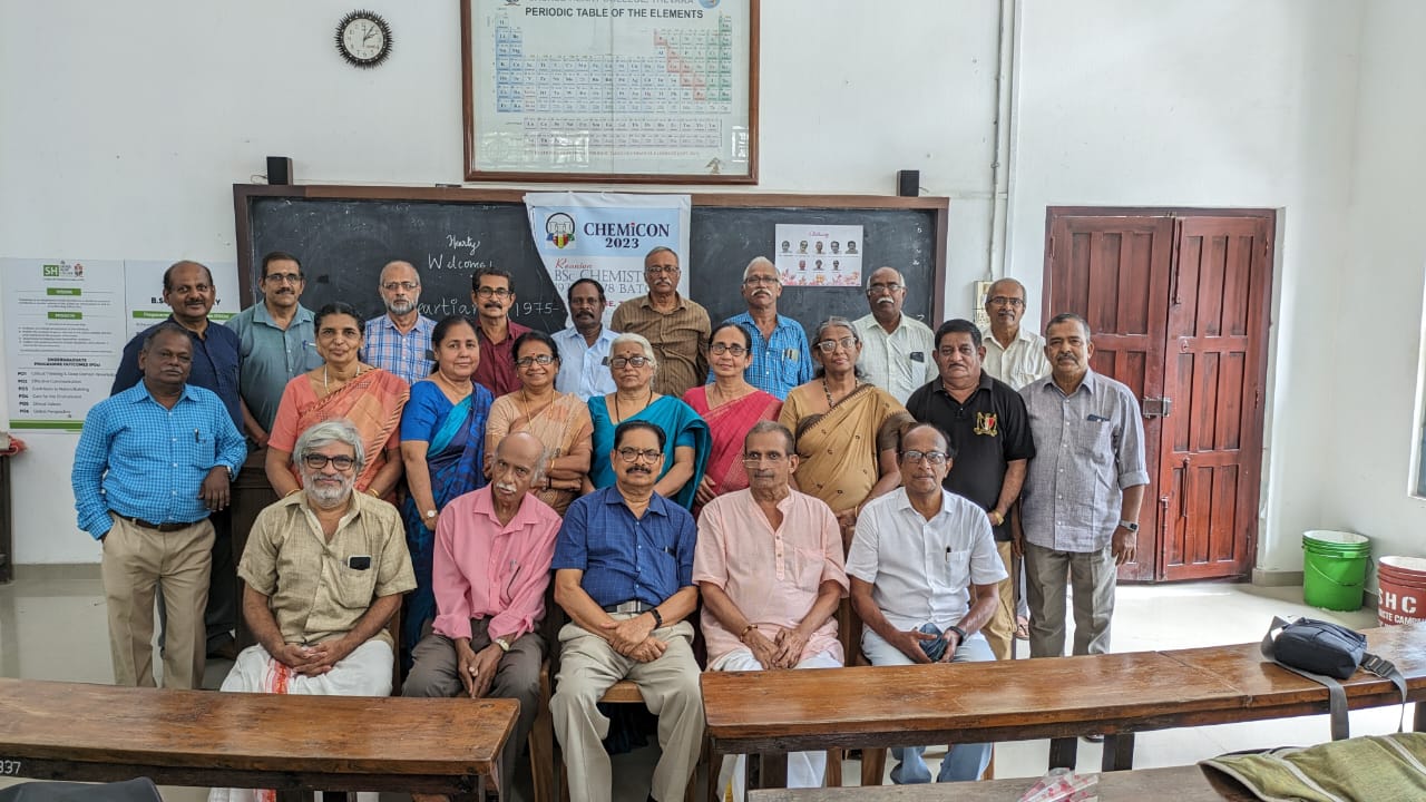 Alumni get together  (1975-78) B Sc Chemistry batch