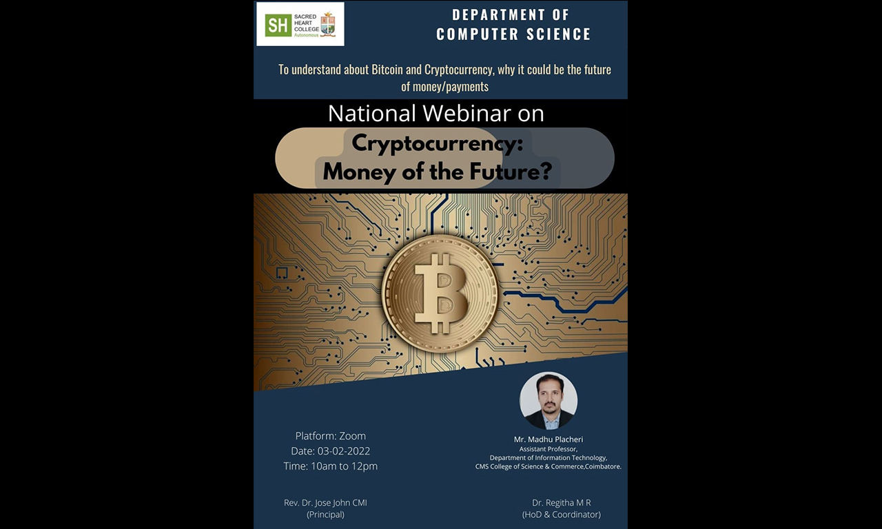 National Webinar on Cryptocurrency: Money of the future?