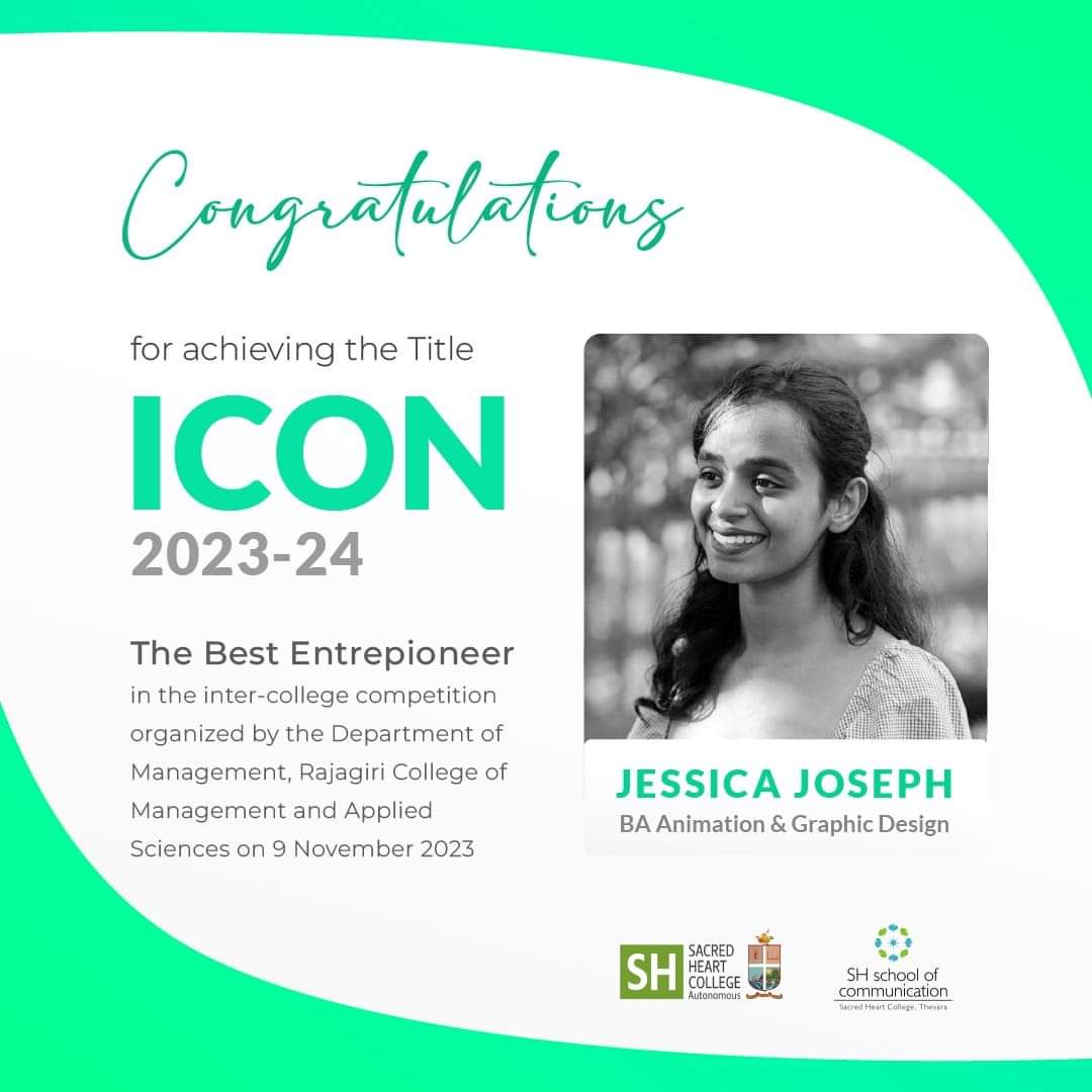 Triumphant Victory: ICON 2023-24 – The Best Entrepioneer at Rajagiri College Competition