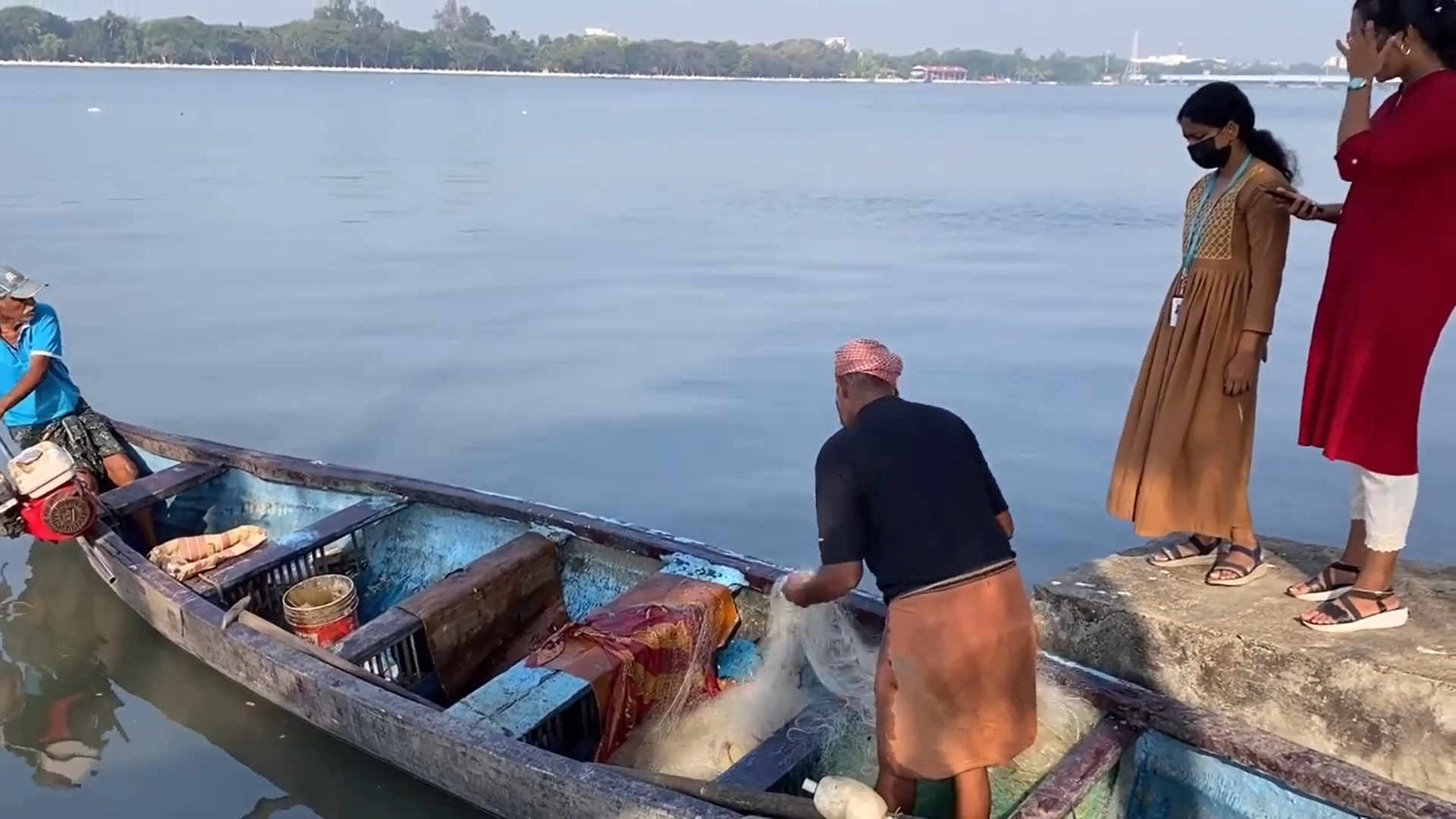 MSC students on Conservation of Vembanadu Lake