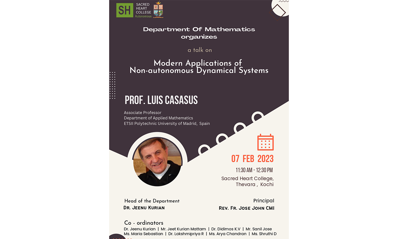 International Talk on Modern Application of Non-Autonomous Dynamical System