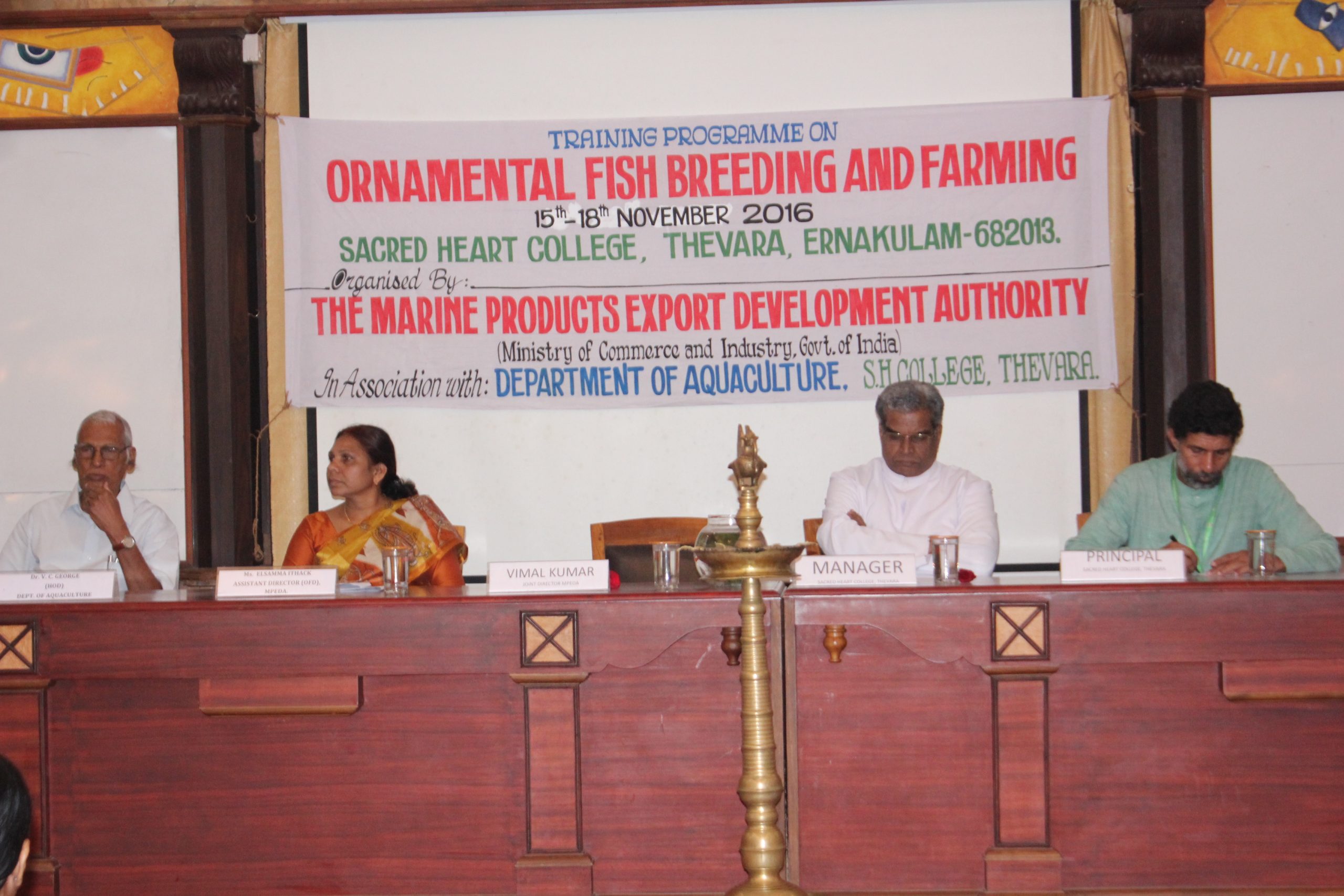 TRAINING PROGRAM ON ORNAMENTAL FISH BREEDING AND FARMING