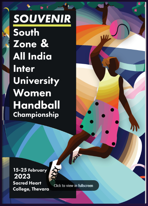 South Zone & All India Inter University Women Handball.