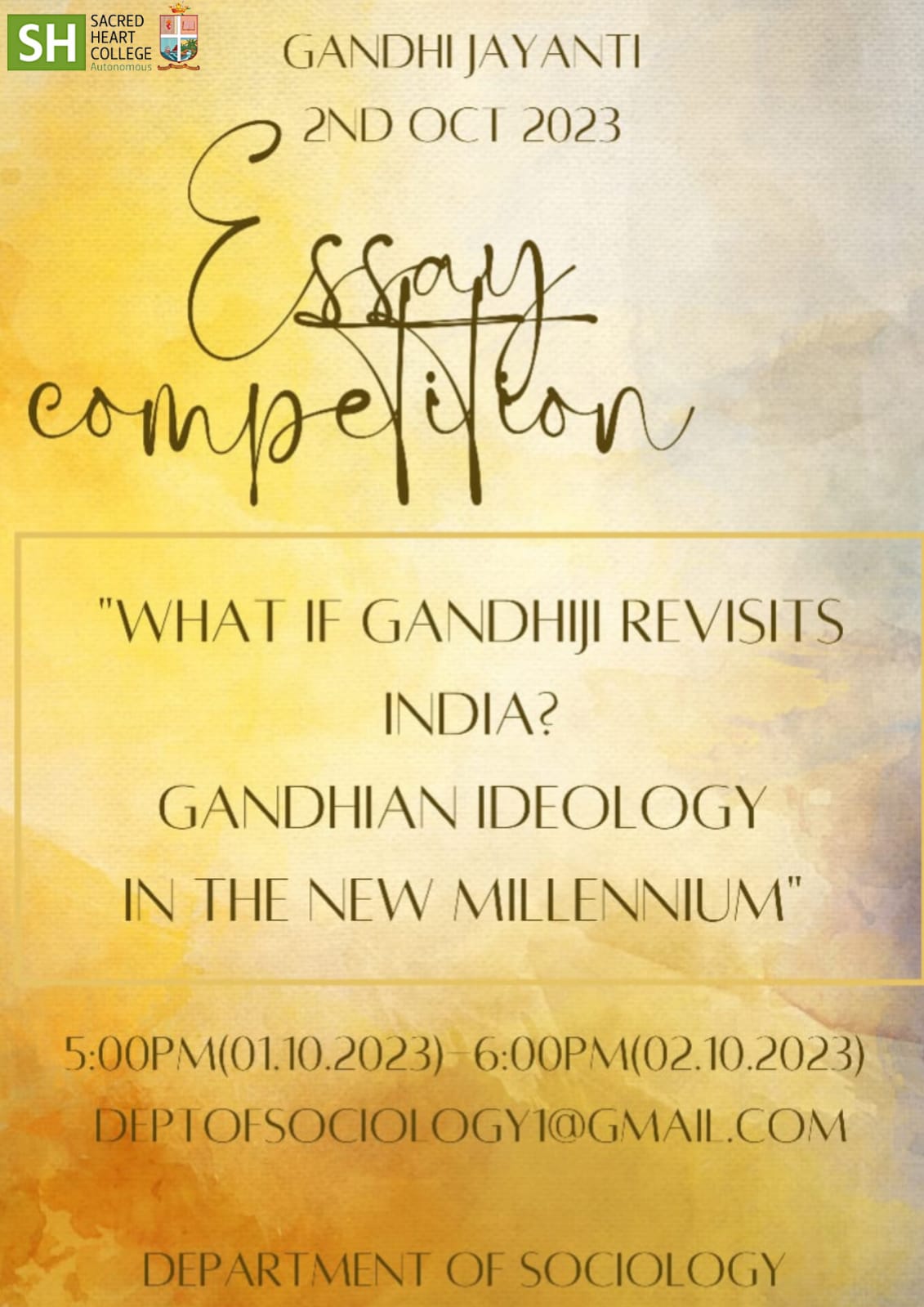 Gandhi Jayanti Essay Competition 2023