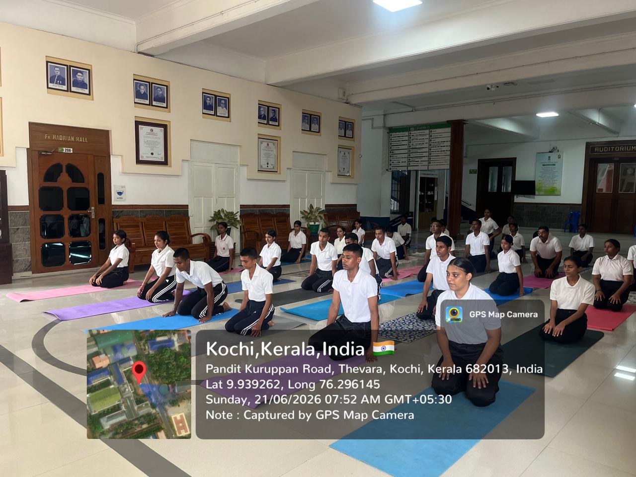 International Yoga Day 2026 Celebrated by Combined NCC Units of Sacred Heart College, Thevara