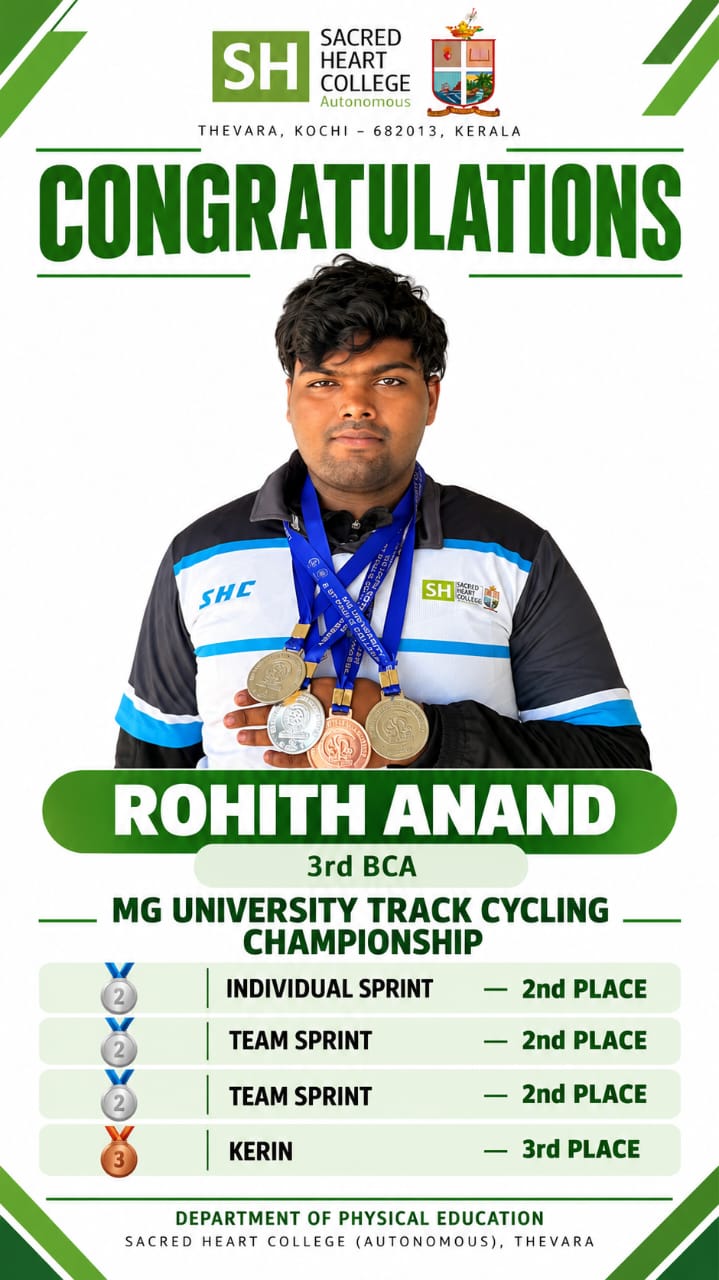 Sacred Heart College Men’s Team Secures Runner-Up Position in MG University Track Cycling Championship (4)