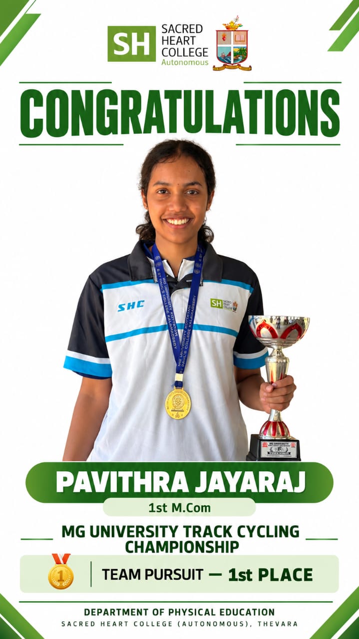 Sacred Heart College Women Cyclists Excel at M.G. University Track Cycling Championship (2)