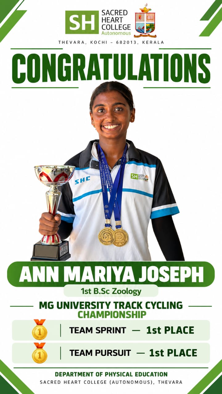 Sacred Heart College Women Cyclists Excel at M.G. University Track Cycling Championship (3)