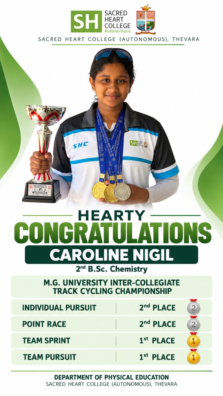 Sacred Heart College Women Cyclists Excel at M.G. University Track Cycling Championship (4)
