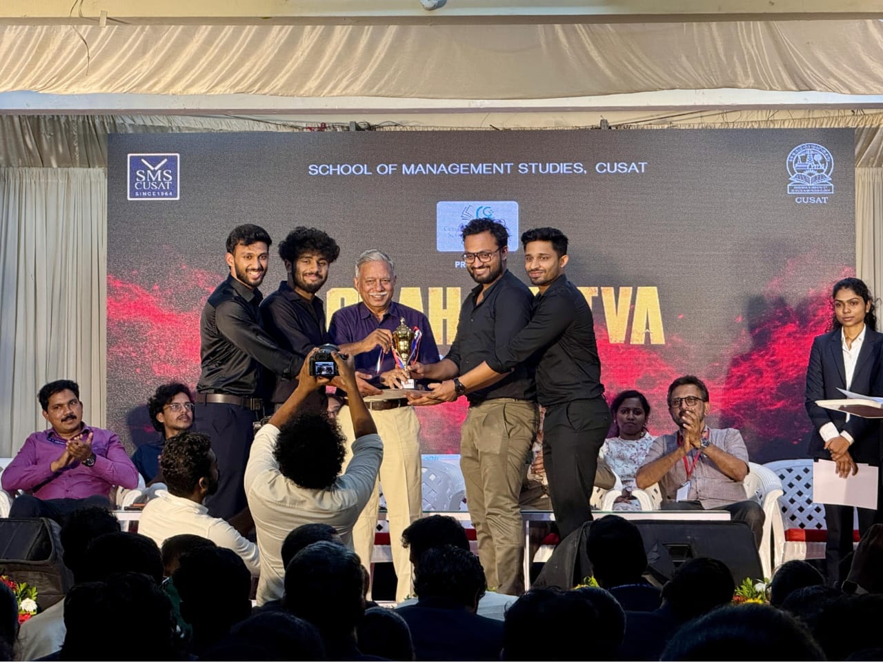 I place in the CSR game at Talentime 2026, SMS CUSAT.