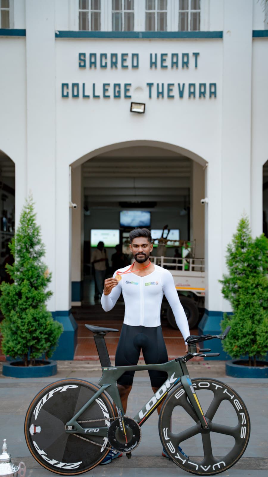 Four Gold Medals at the MG University Track Cycling Championship