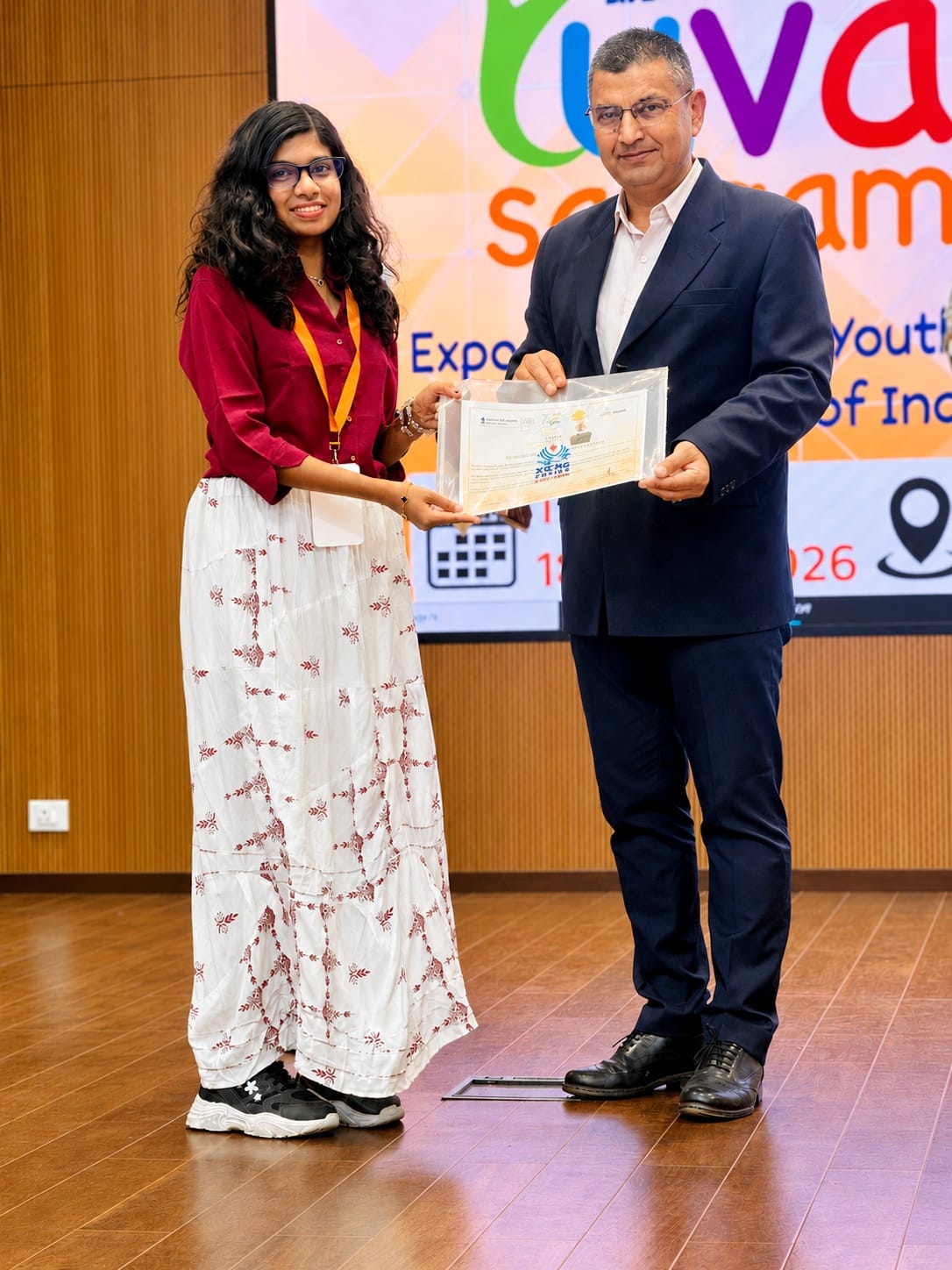Representative at Ek Bharat Shrestha Bharath Yuva Sangam National Programme.