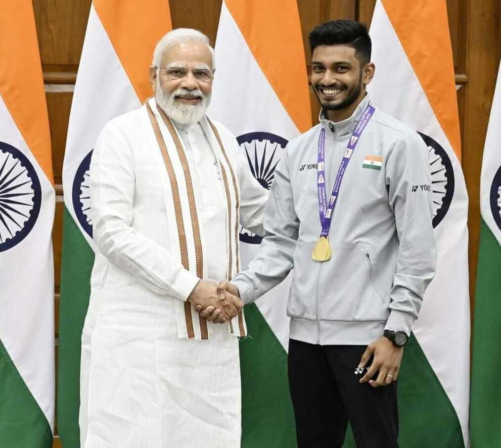 Arjun M.R., Our Alumni Represented Indian Badminton Team which Won Thomas Cup 2022